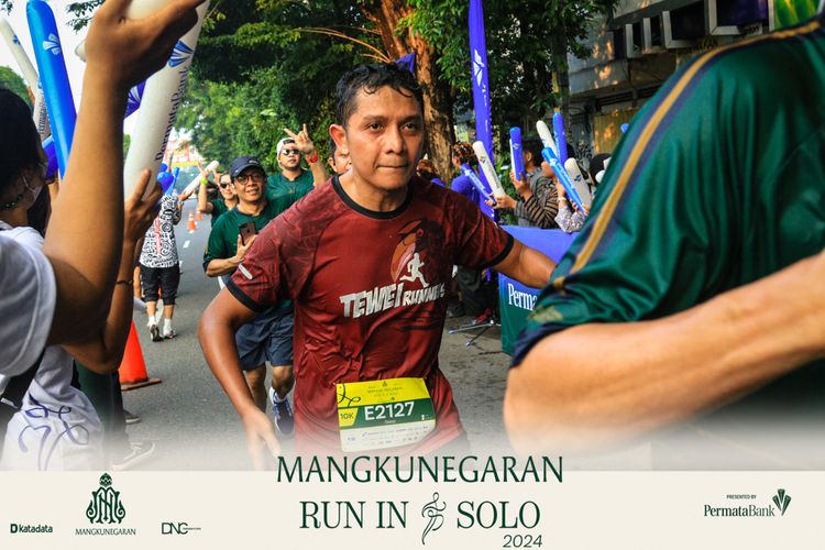 Race photo from Mangkunegaran Run 2024