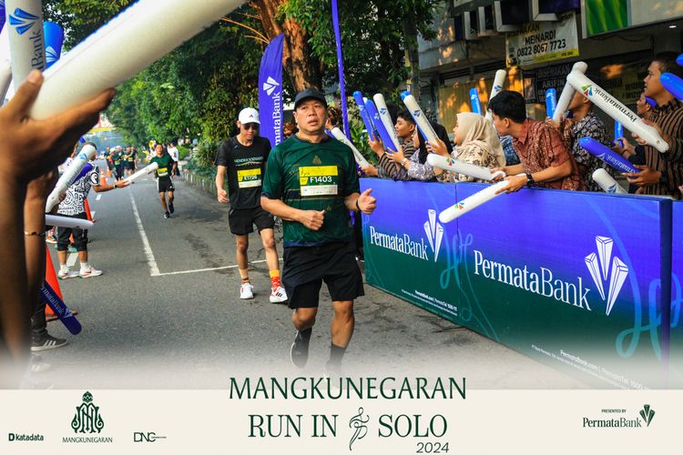 Race photo from Mangkunegaran Run 2024