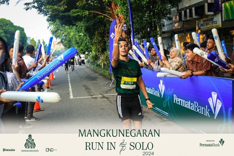 Race photo from Mangkunegaran Run 2024