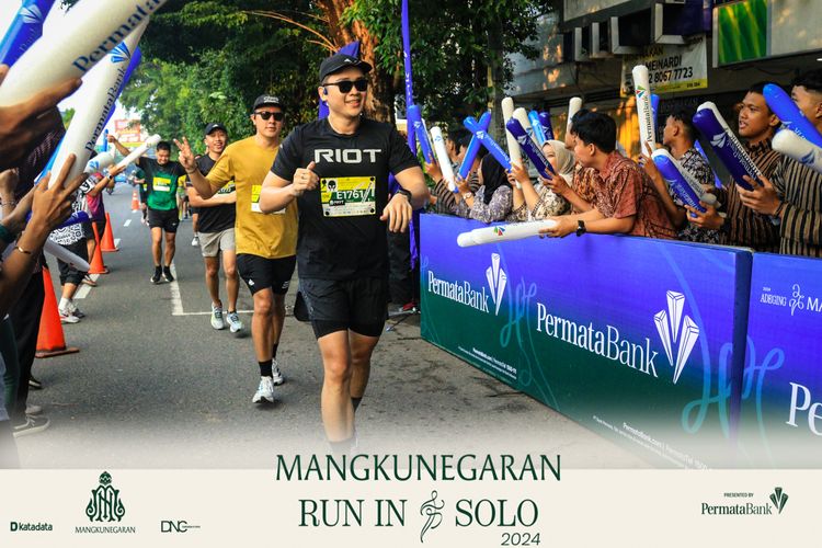 Race photo from Mangkunegaran Run 2024