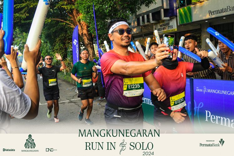 Race photo from Mangkunegaran Run 2024