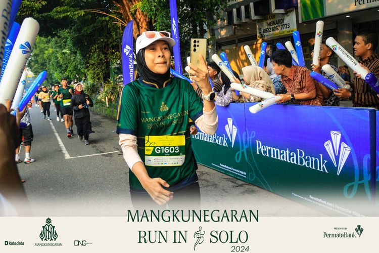 Race photo from Mangkunegaran Run 2024