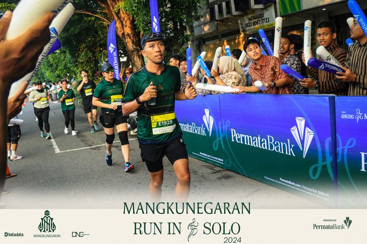 Race photo from Mangkunegaran Run 2024