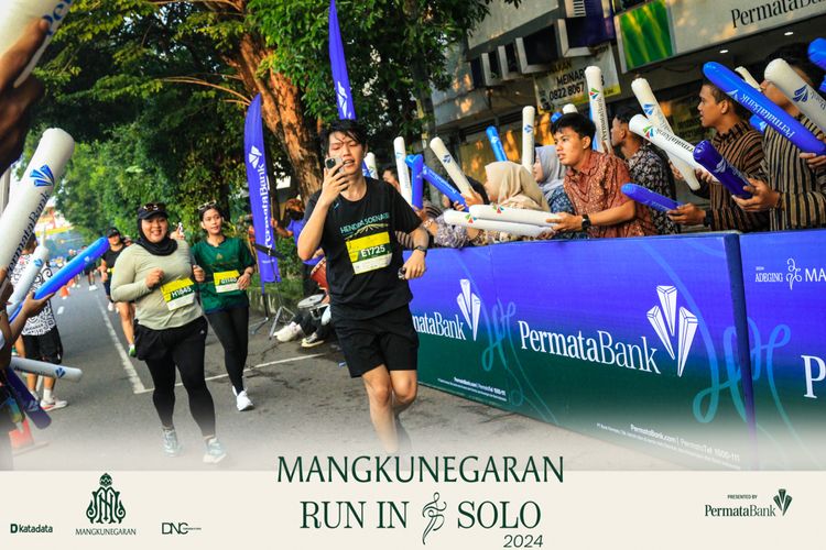 Race photo from Mangkunegaran Run 2024
