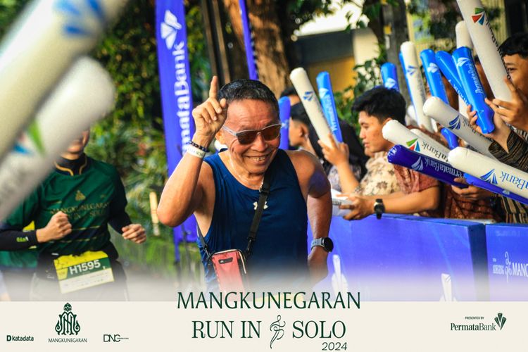 Race photo from Mangkunegaran Run 2024