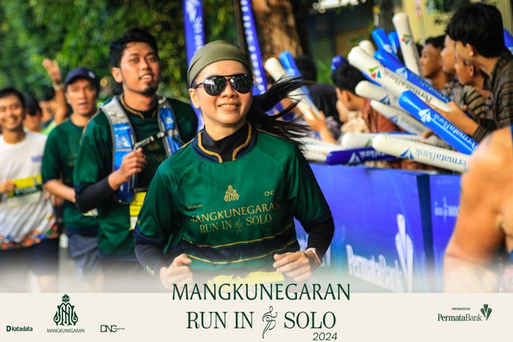 Race photo from Mangkunegaran Run 2024