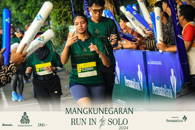Race photo from Mangkunegaran Run 2024