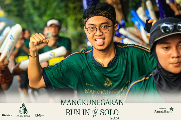 Race photo from Mangkunegaran Run 2024