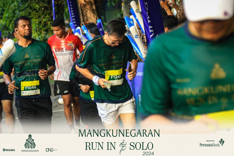 Race photo from Mangkunegaran Run 2024