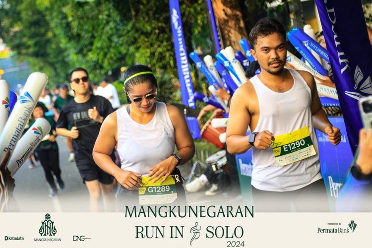 Race photo from Mangkunegaran Run 2024