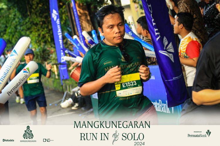 Race photo from Mangkunegaran Run 2024