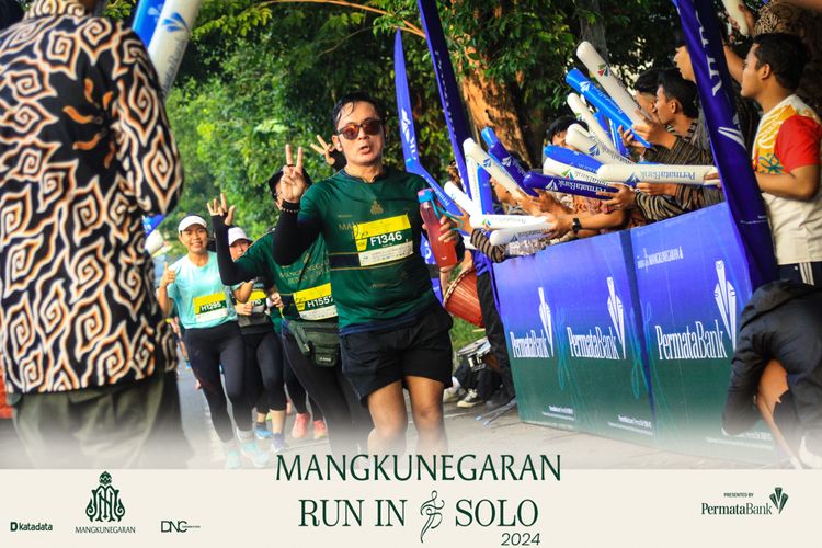 Race photo from Mangkunegaran Run 2024