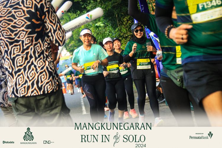 Race photo from Mangkunegaran Run 2024