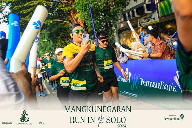 Race photo from Mangkunegaran Run 2024