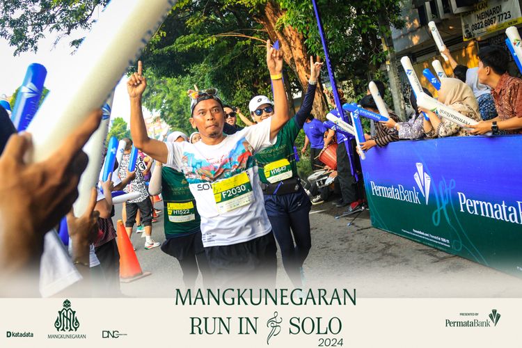 Race photo from Mangkunegaran Run 2024