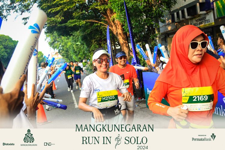 Race photo from Mangkunegaran Run 2024