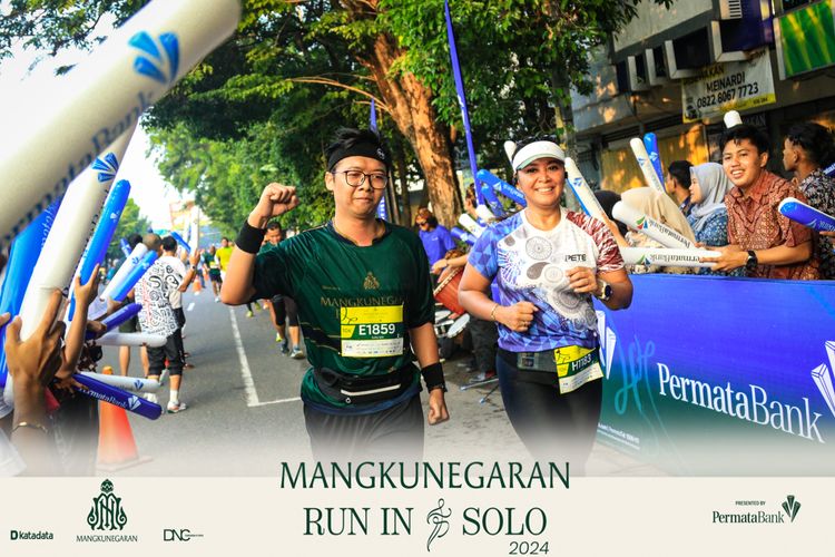 Race photo from Mangkunegaran Run 2024