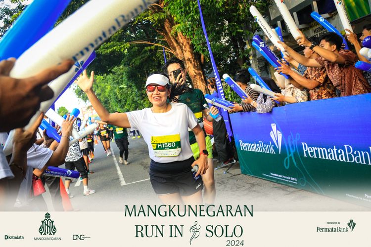 Race photo from Mangkunegaran Run 2024
