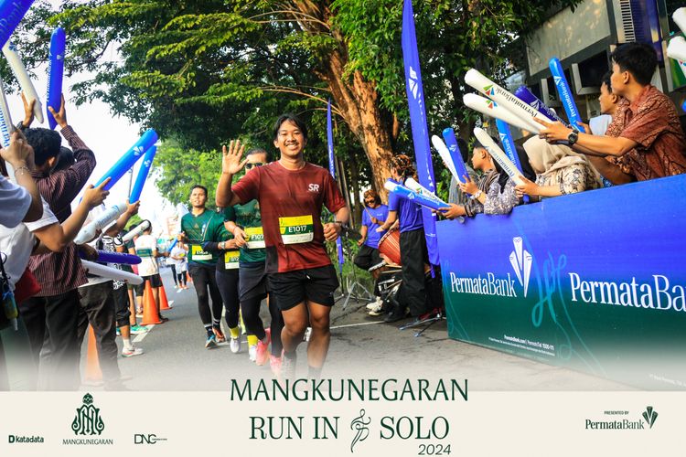 Race photo from Mangkunegaran Run 2024