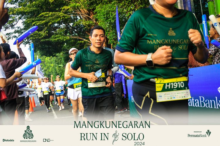Race photo from Mangkunegaran Run 2024