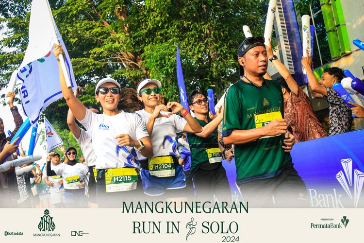 Race photo from Mangkunegaran Run 2024