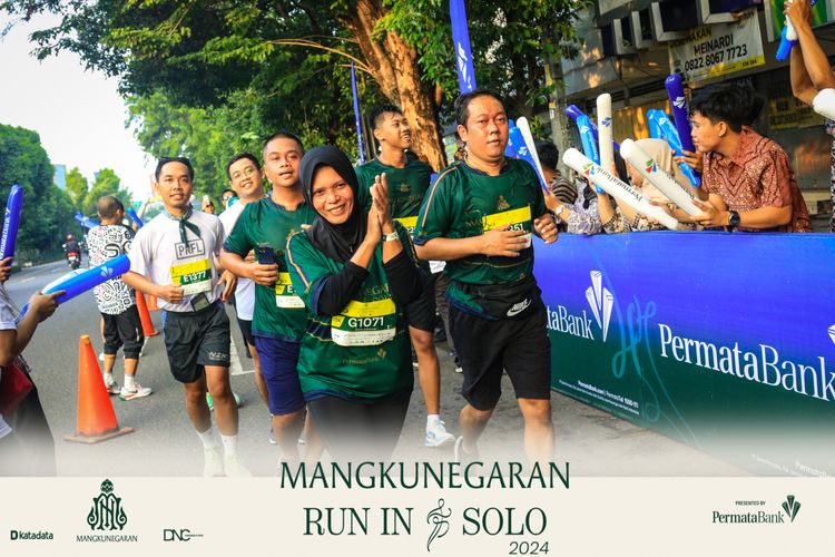 Race photo from Mangkunegaran Run 2024