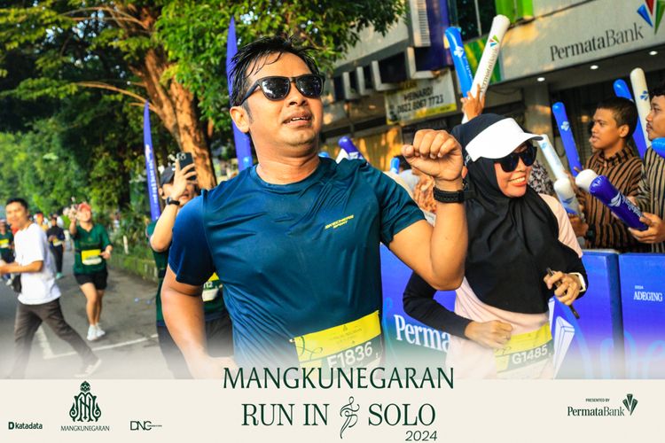 Race photo from Mangkunegaran Run 2024