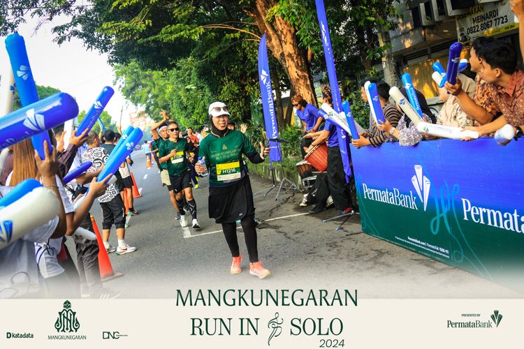 Race photo from Mangkunegaran Run 2024