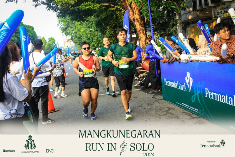 Race photo from Mangkunegaran Run 2024