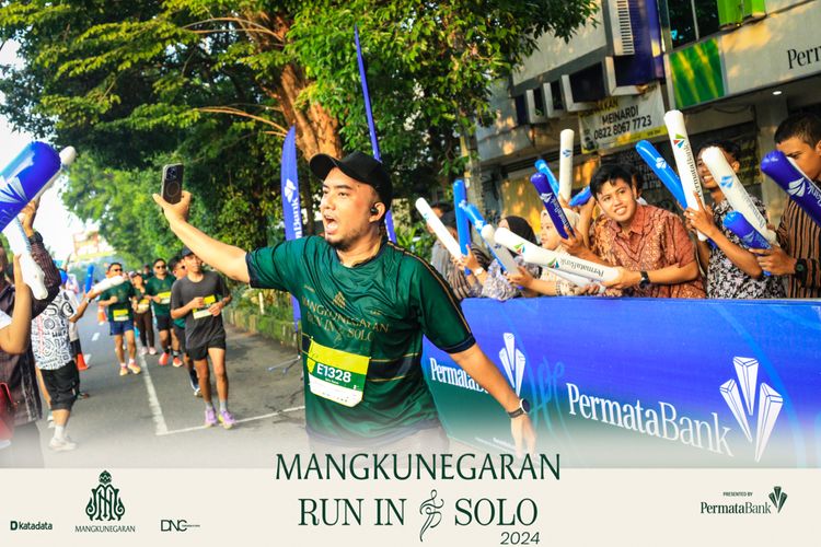 Race photo from Mangkunegaran Run 2024