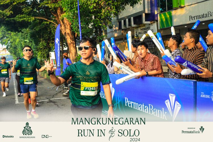 Race photo from Mangkunegaran Run 2024