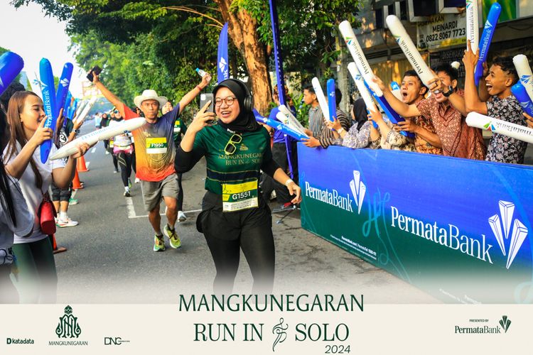 Race photo from Mangkunegaran Run 2024