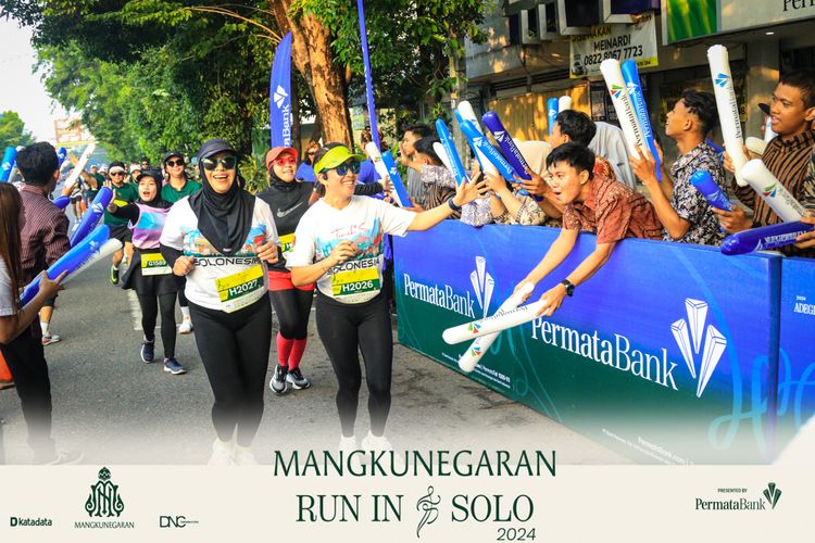 Race photo from Mangkunegaran Run 2024