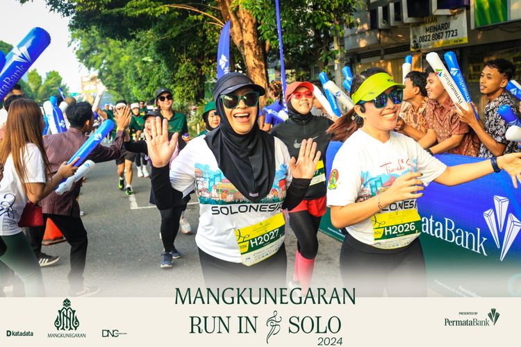 Race photo from Mangkunegaran Run 2024