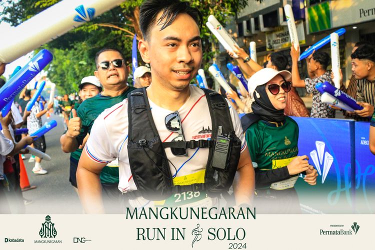 Race photo from Mangkunegaran Run 2024