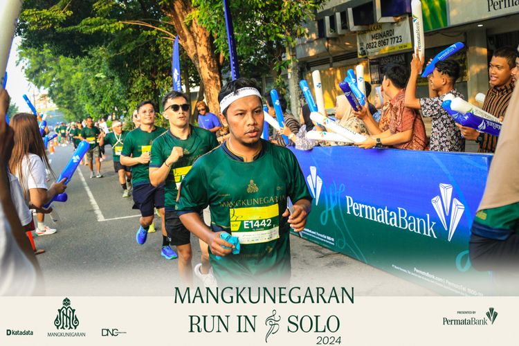 Race photo from Mangkunegaran Run 2024