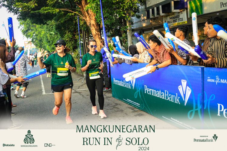 Race photo from Mangkunegaran Run 2024