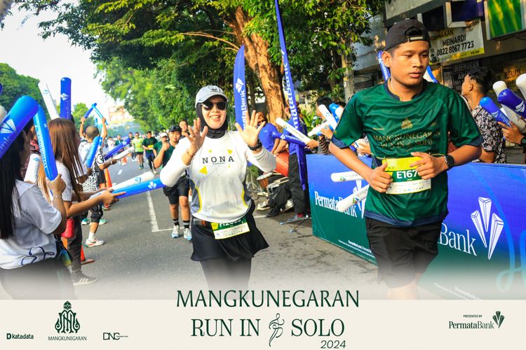 Race photo from Mangkunegaran Run 2024