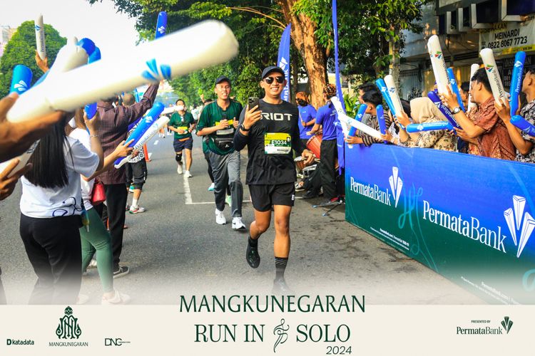 Race photo from Mangkunegaran Run 2024