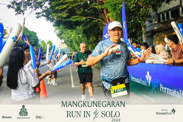 Race photo from Mangkunegaran Run 2024