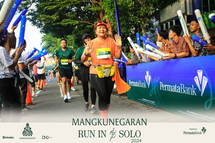 Race photo from Mangkunegaran Run 2024