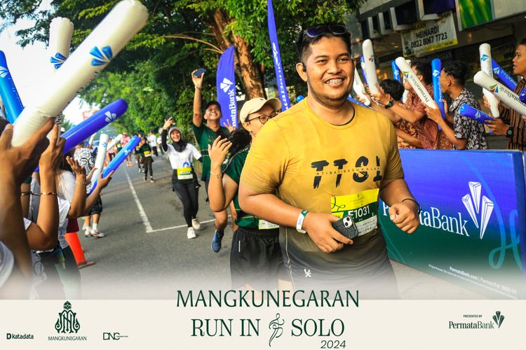 Race photo from Mangkunegaran Run 2024