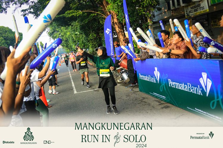 Race photo from Mangkunegaran Run 2024