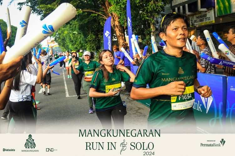 Race photo from Mangkunegaran Run 2024