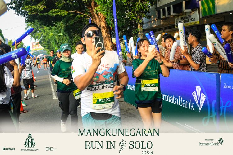 Race photo from Mangkunegaran Run 2024