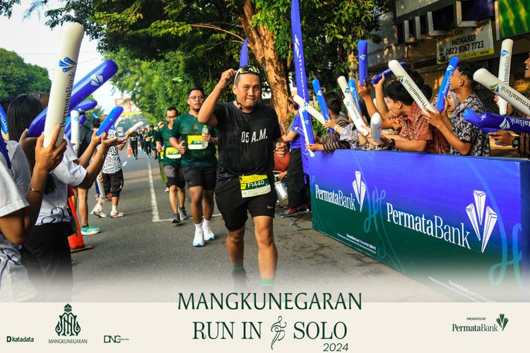 Race photo from Mangkunegaran Run 2024