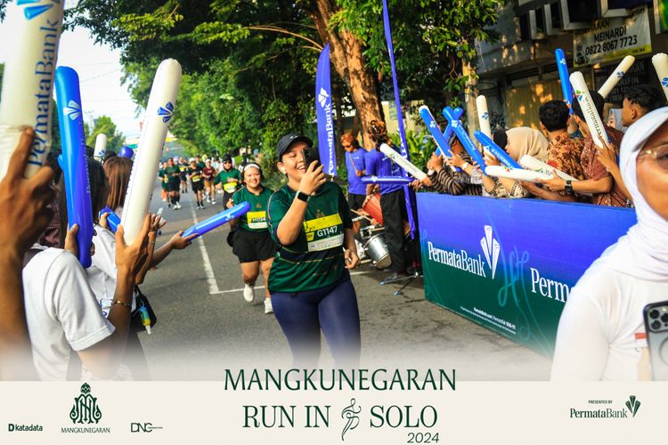 Race photo from Mangkunegaran Run 2024