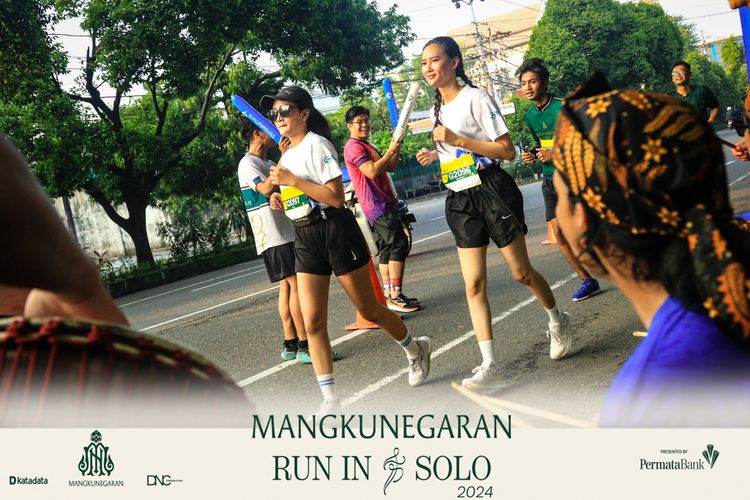Race photo from Mangkunegaran Run 2024
