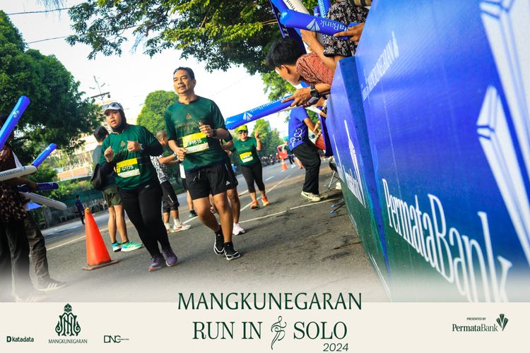 Race photo from Mangkunegaran Run 2024