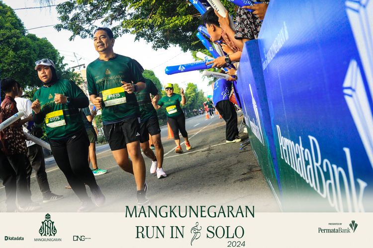 Race photo from Mangkunegaran Run 2024
